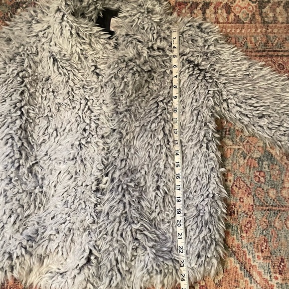 Xhilaration Light Gray Faux Shearling Teddy Jacket - Picture 8 of 11